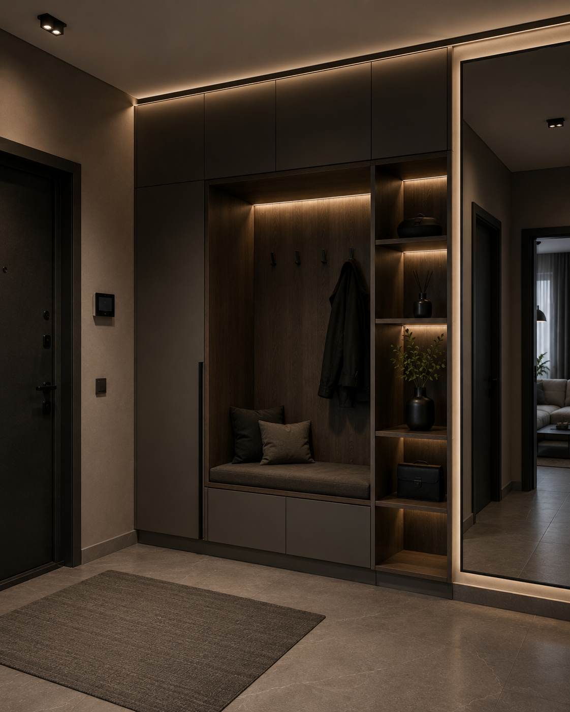 Előszoba 3D render